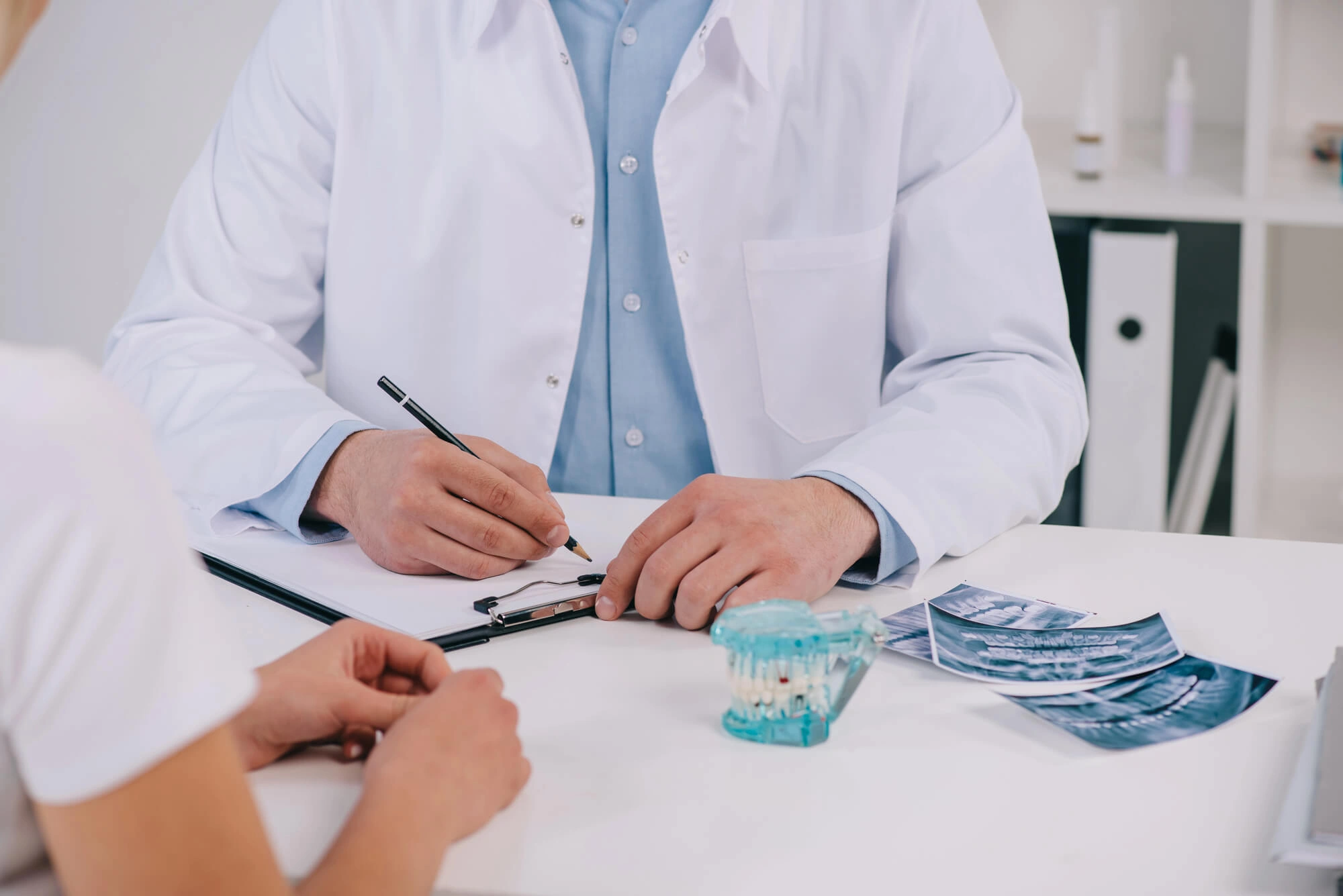 Patient visits dental office after reading My family dental reviews